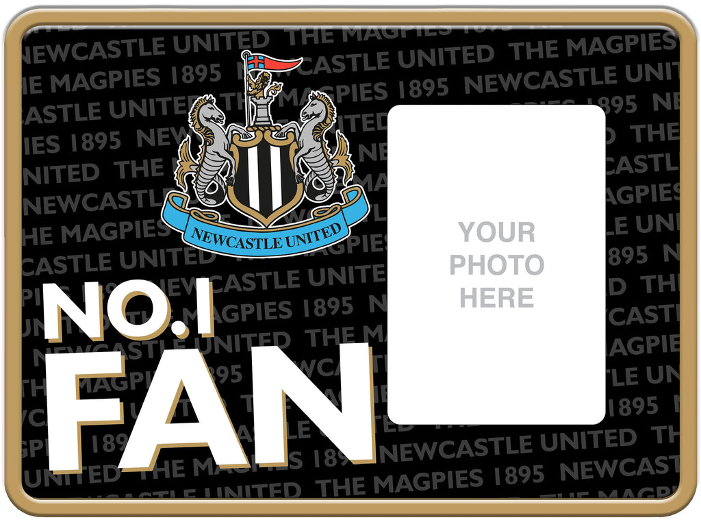 Official Newcastle United FC Metal Embossed Photo Frame