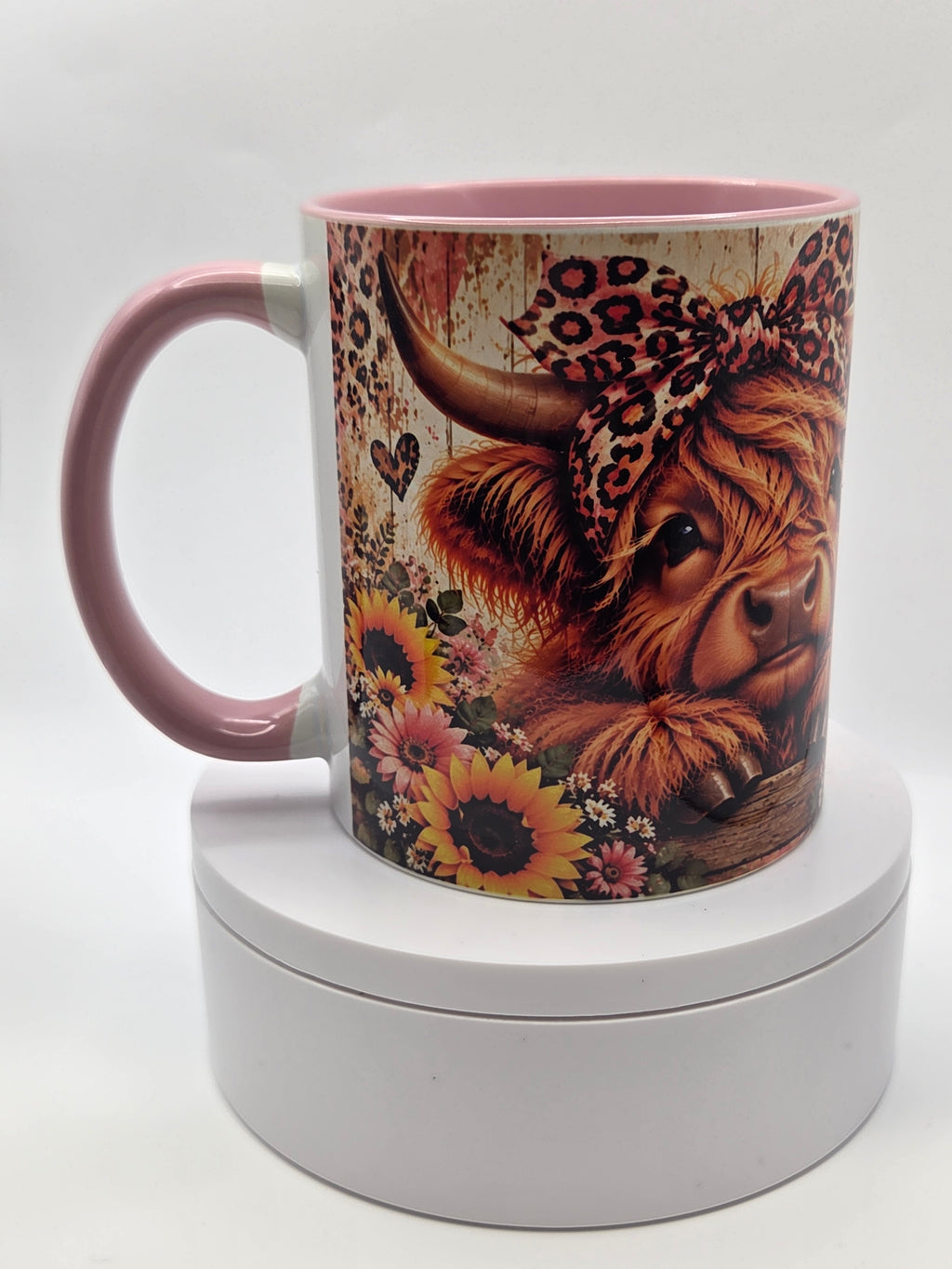 Highland Cow Sublimation Print 11oz Mug