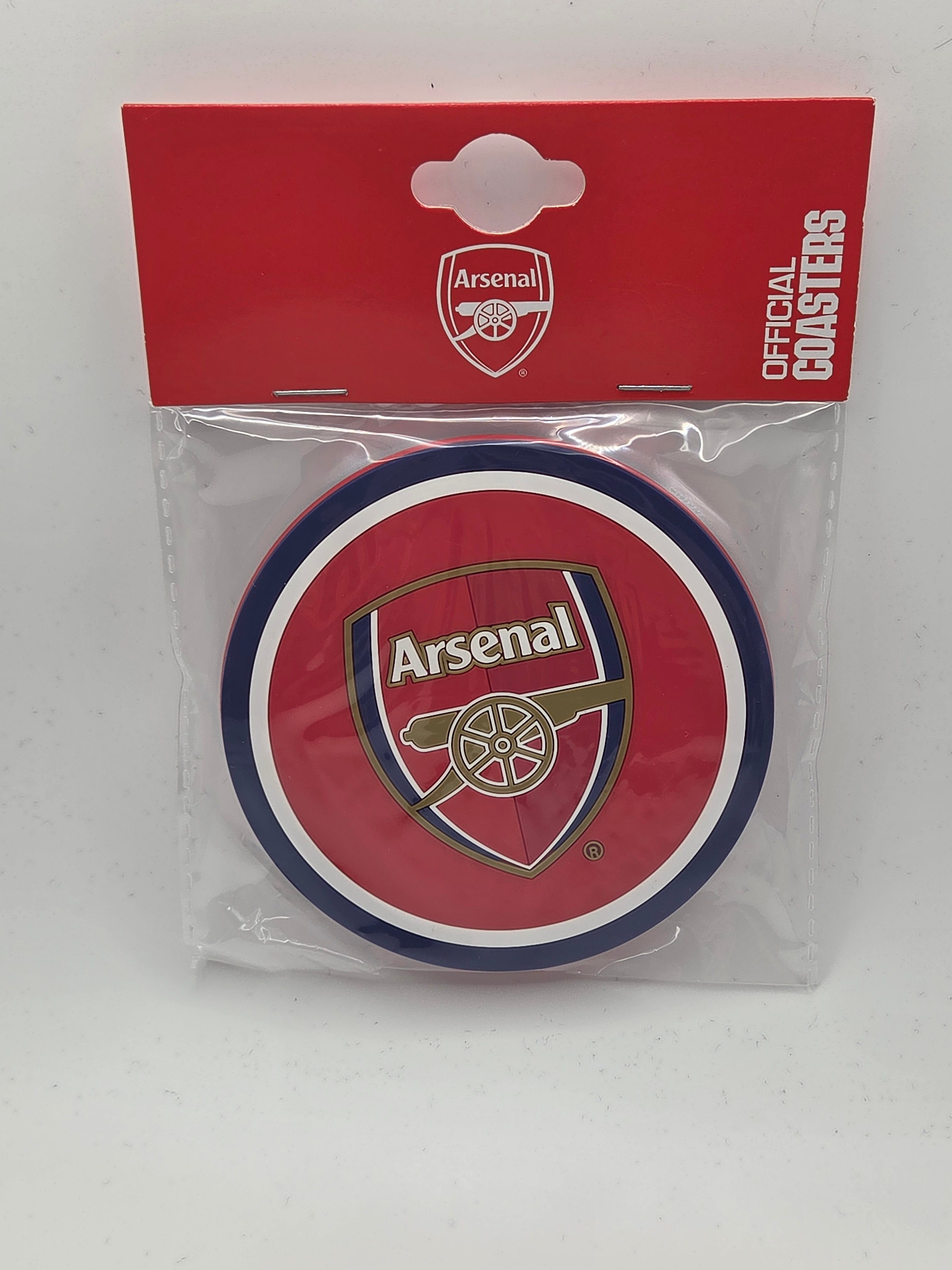Official Arsenal 2 Pack Rubber Coasters