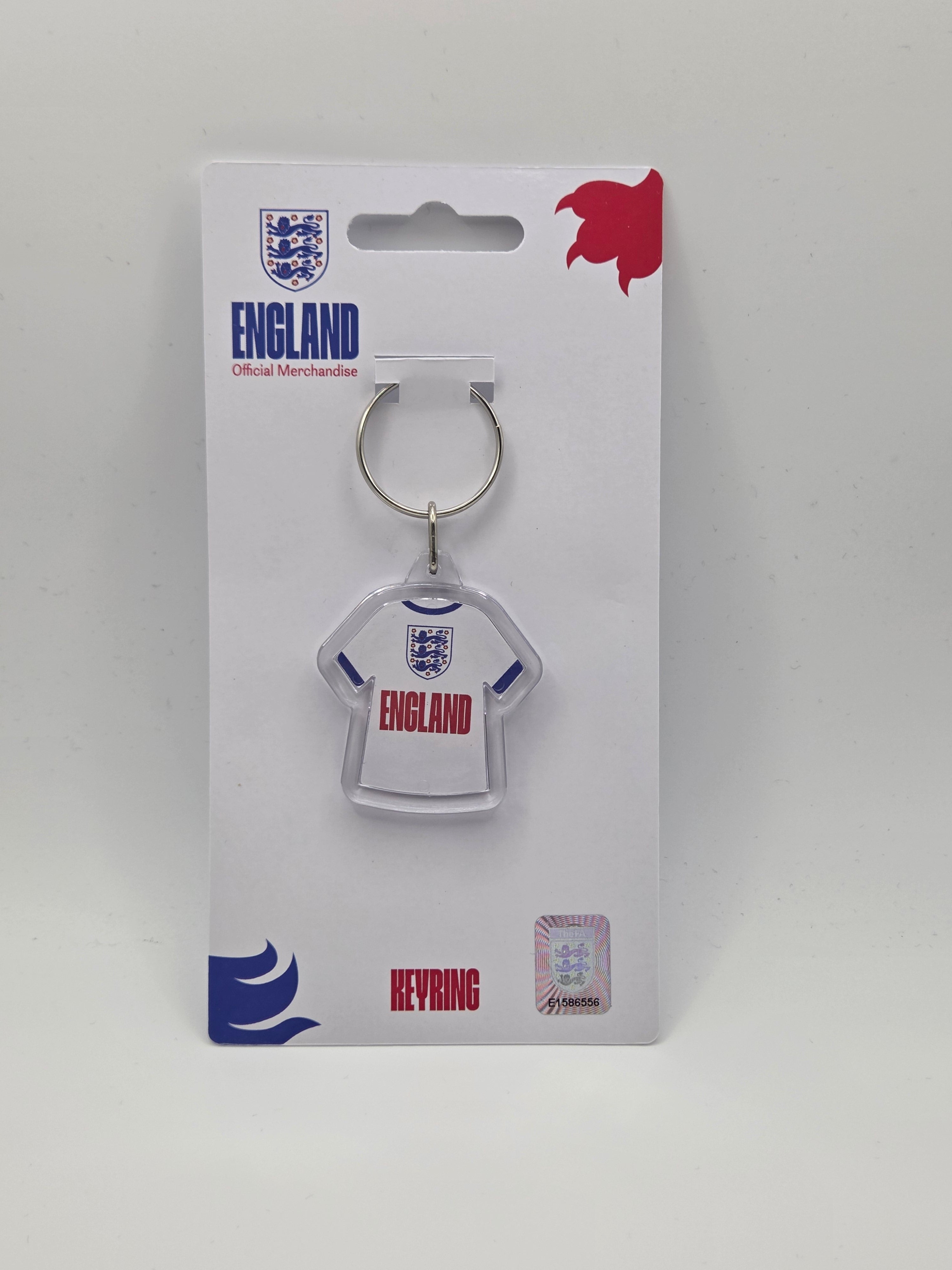 Official England FA Acrylic Kit Shape Keyring
