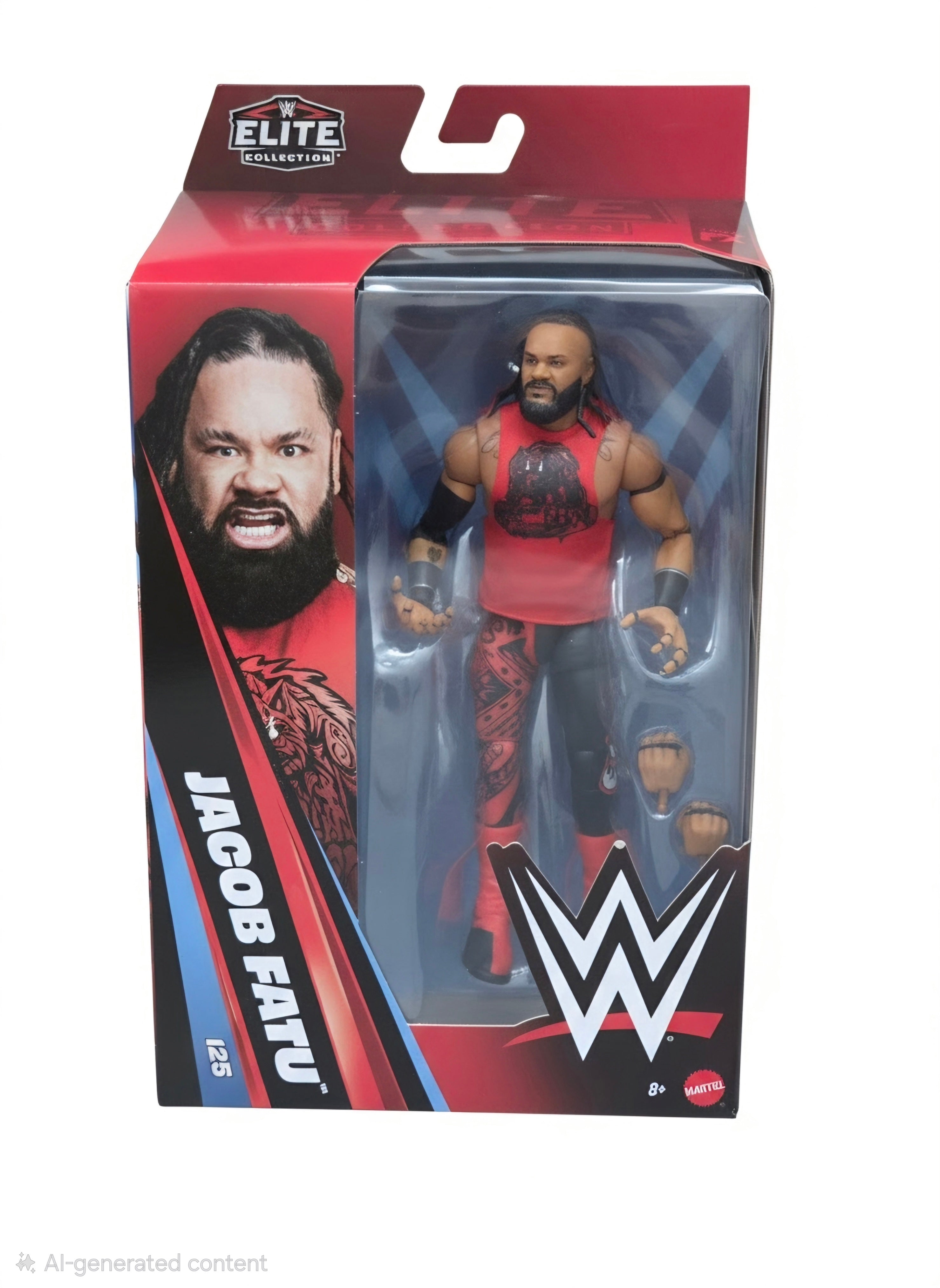 WWE Elite Figure Jacob Fatu Collectable Toy