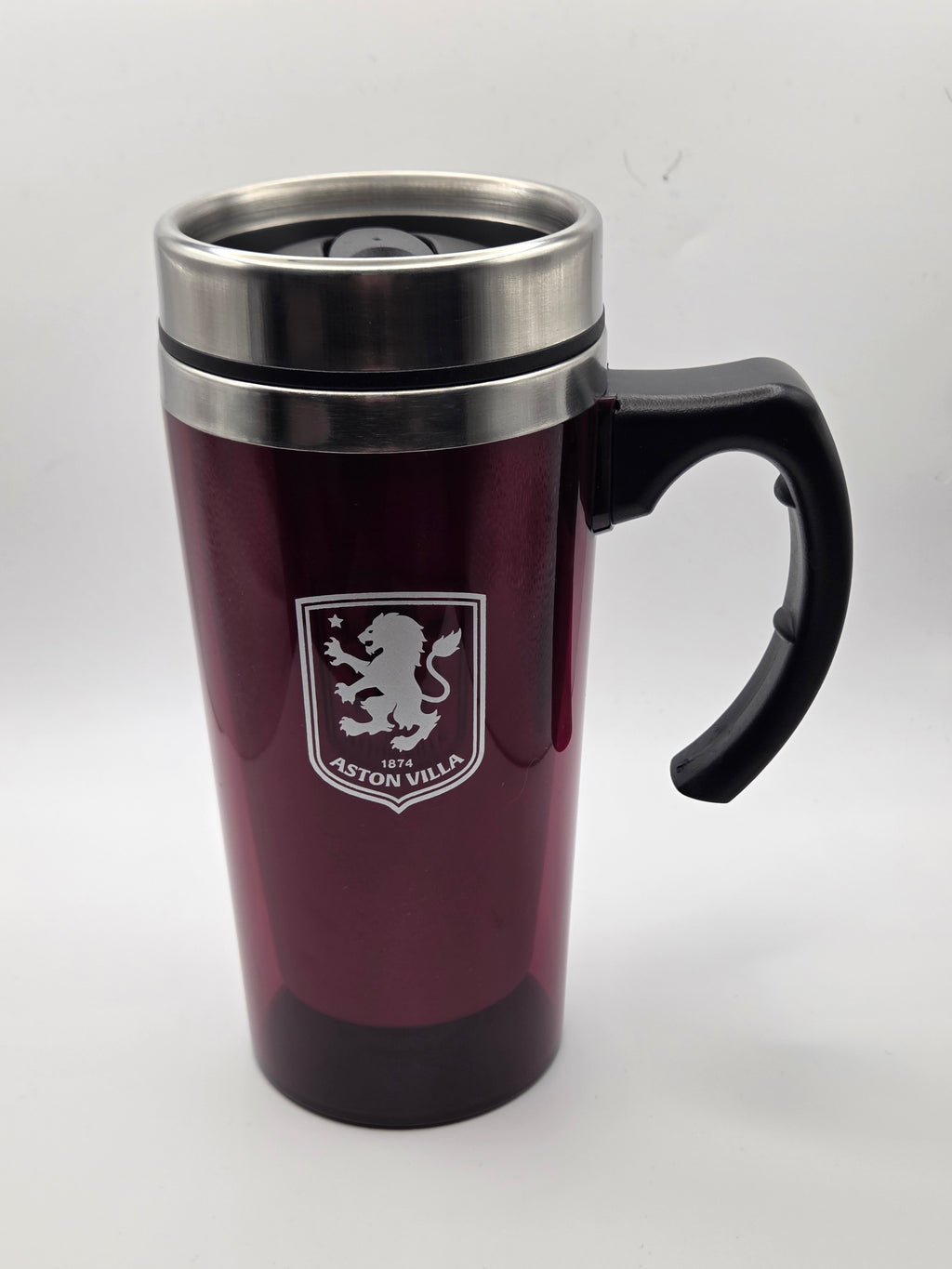 Official Aston Villa Insulated Travel Mug.