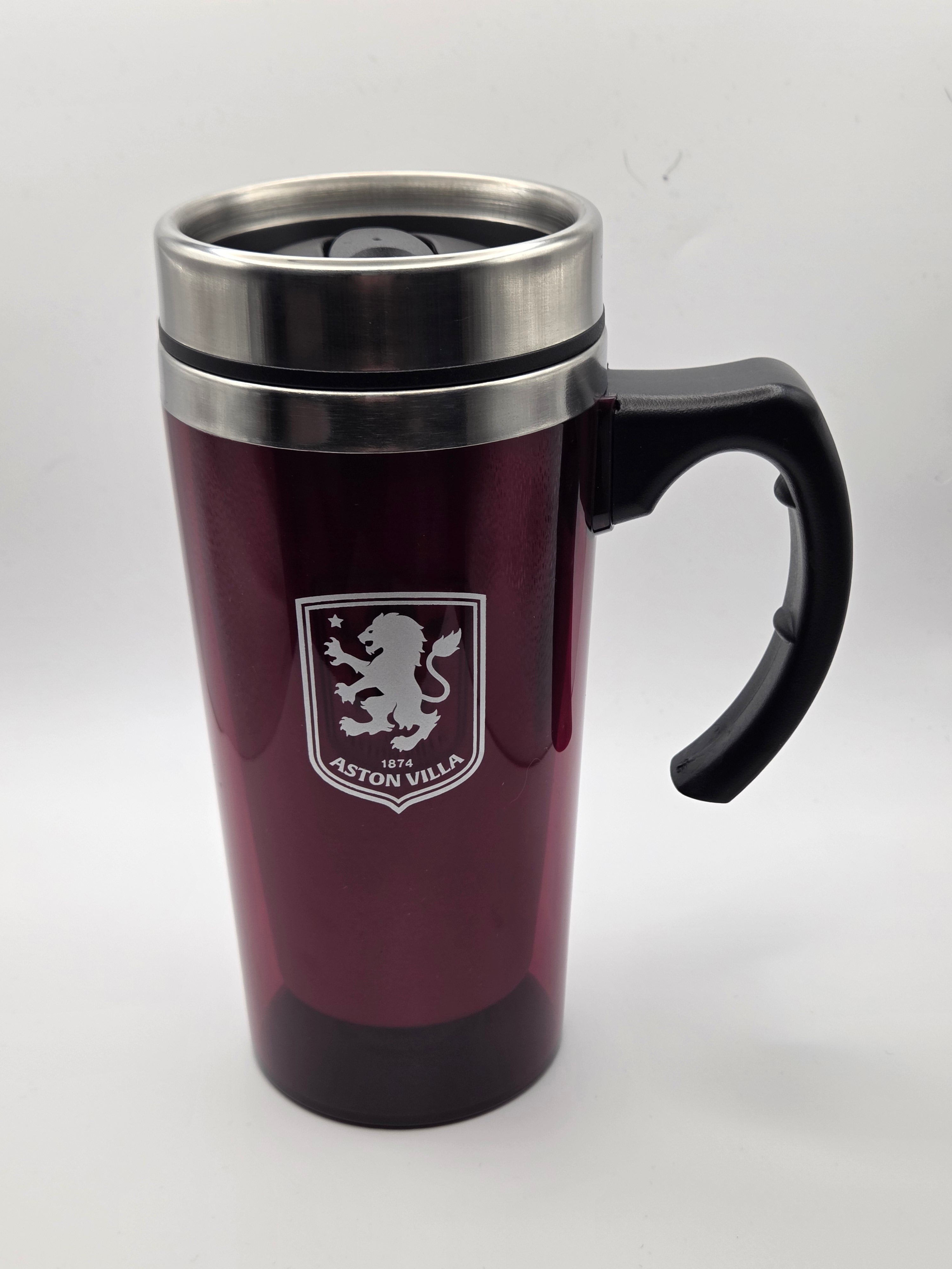 Official Aston Villa Insulated Travel Mug.