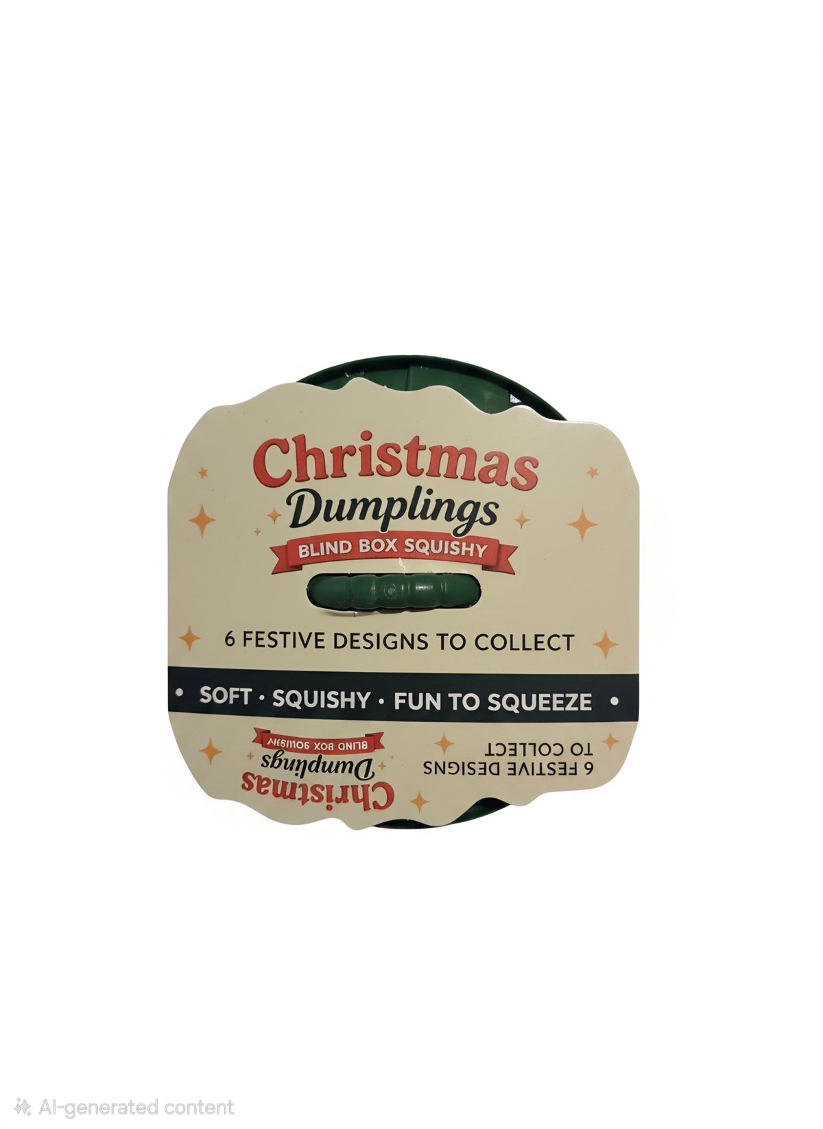 Christmas Dumpling Squishy Steam Bun 9cm