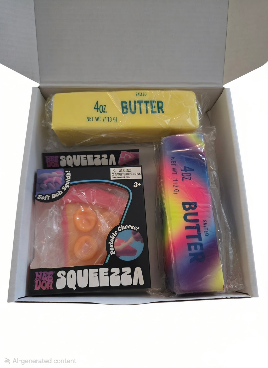 Squishy Sensory Butter Nee Doh Pizza Gift Set