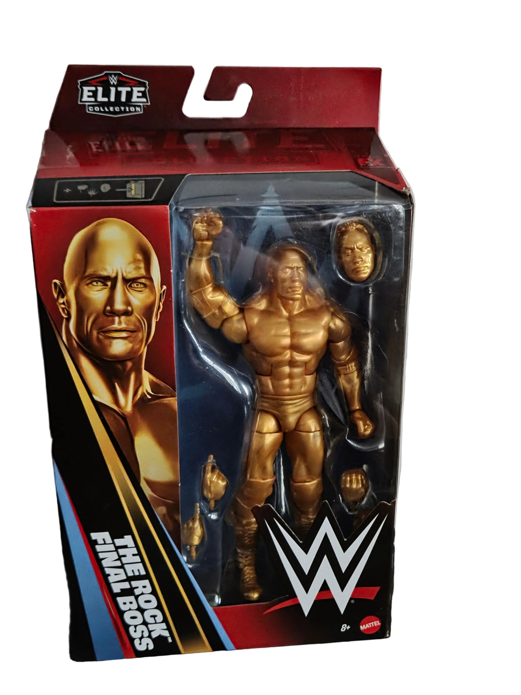 WWE The Rock "Final Boss" Gold Edition Elite Figure Collectable
