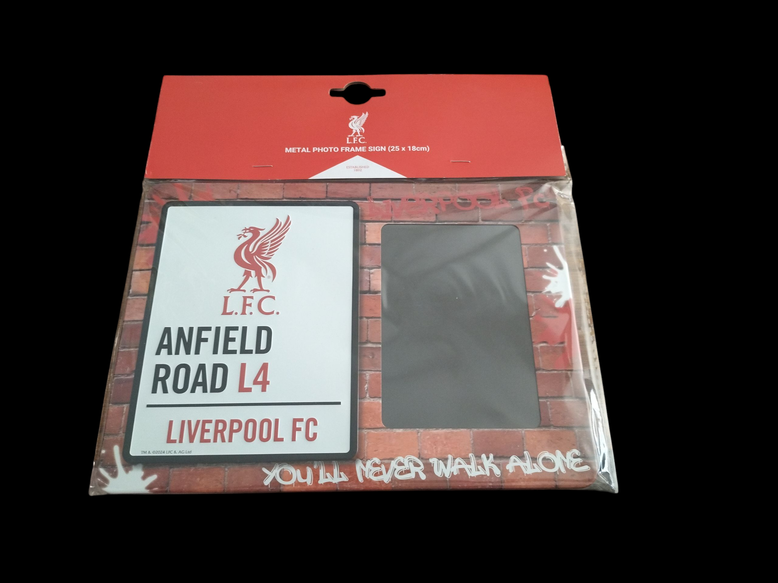 Official Liverpool FC Metal Embossed Photo Frame