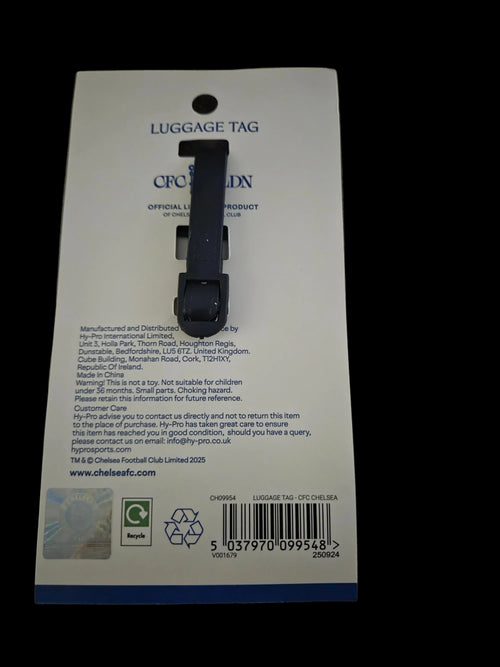 Chelsea FC PVC Luggage Suitcase Tag