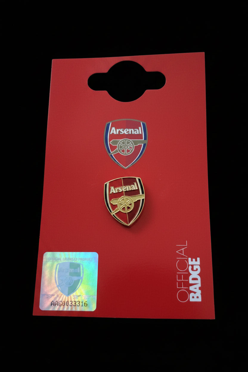 Arsenal FC Metal Crest Pin Badge