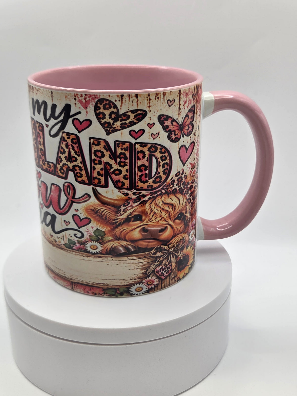 Highland Cow Sublimation Print 11oz Mug