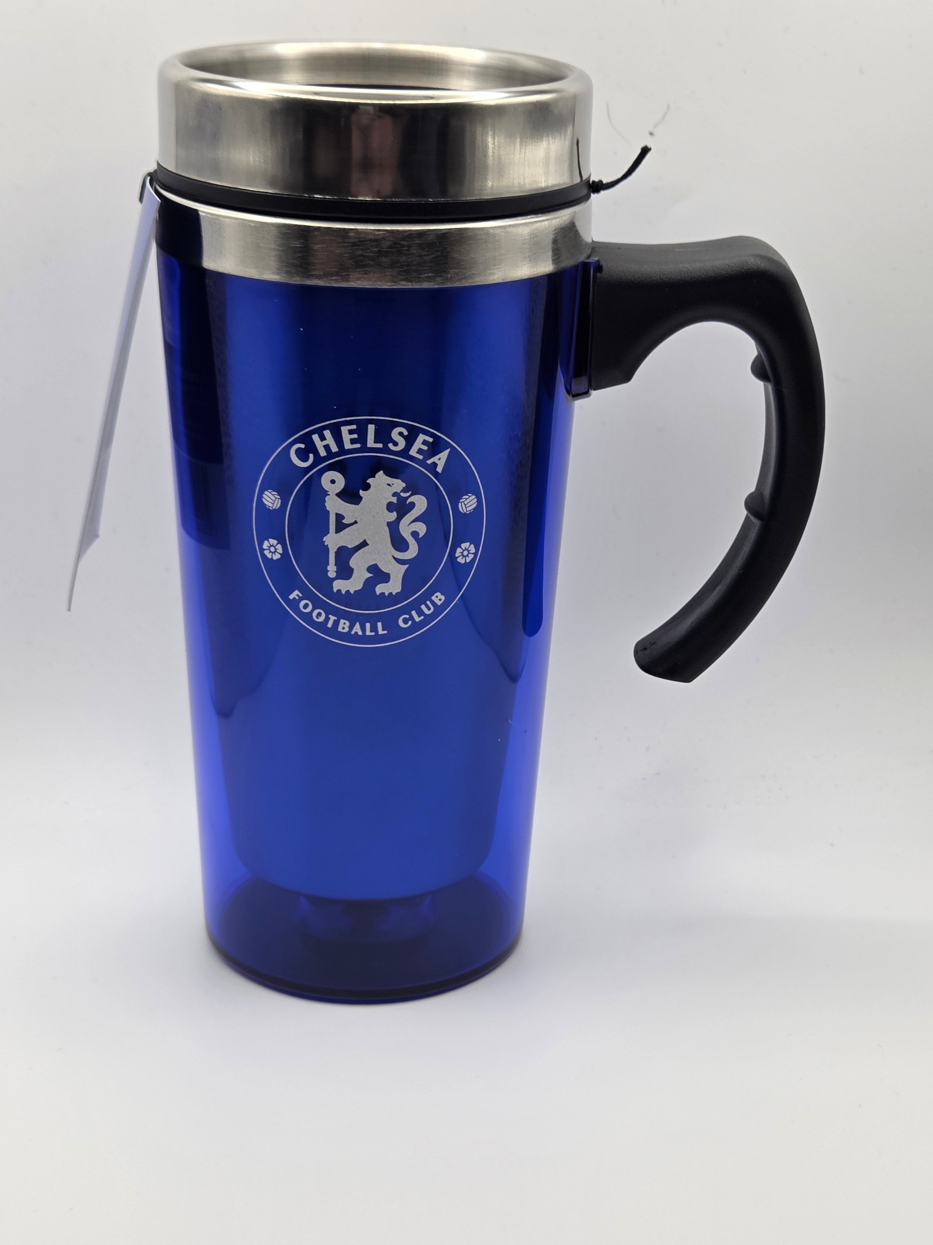 Official Chelsea FC Green Stainless‑Steel Travel Mug