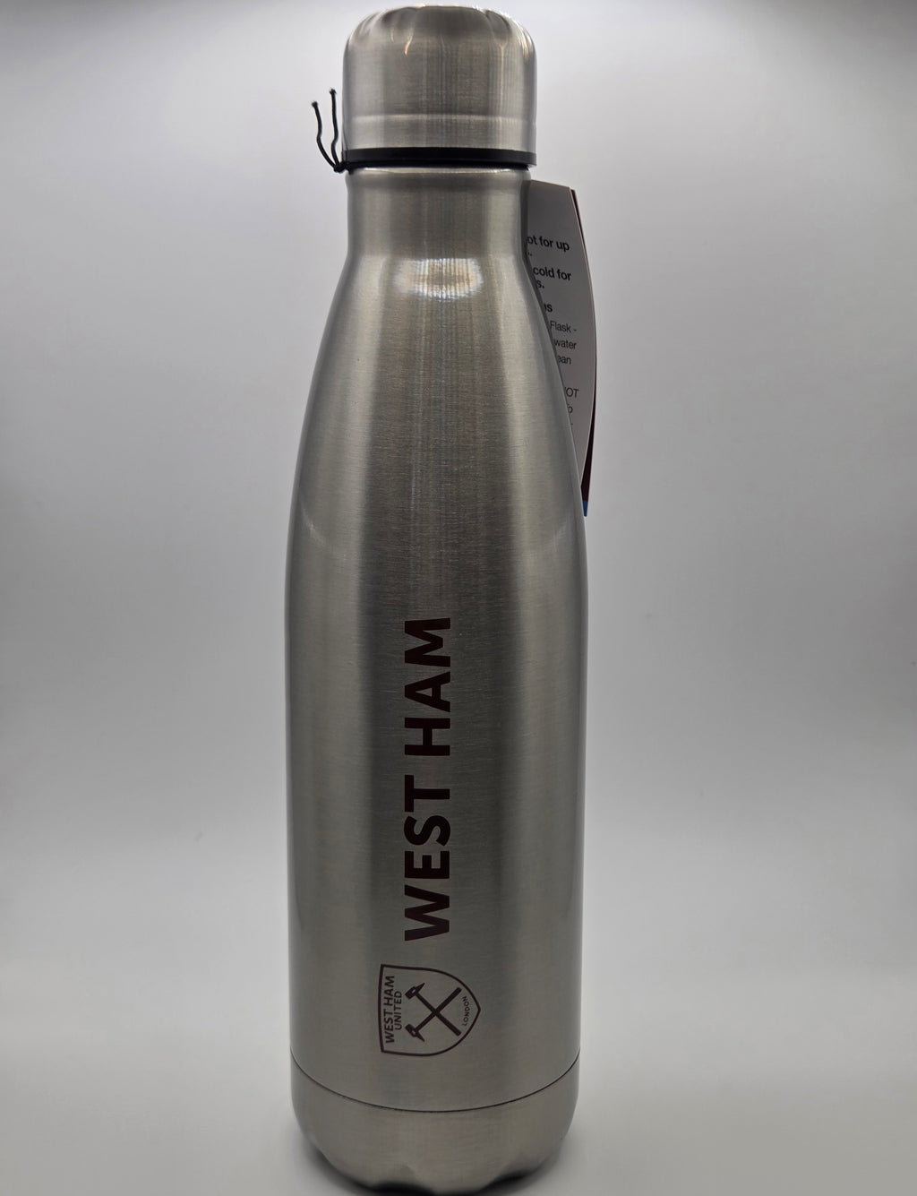 West Ham United Stainless Steel Drinks Bottle Flask