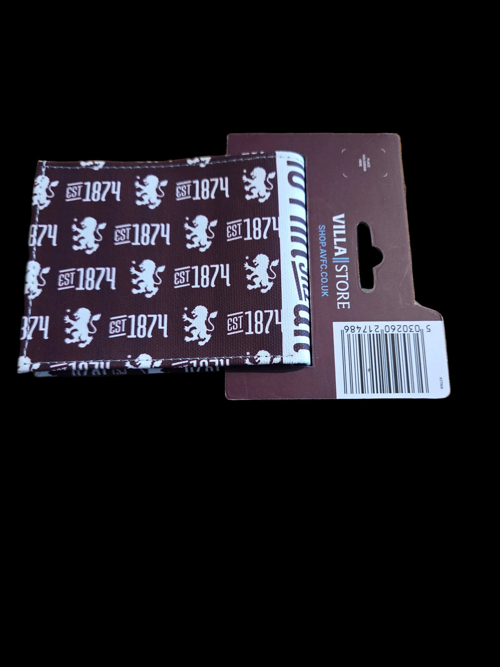 Aston Villa FC Brushed Canvas Bifold Wallet
