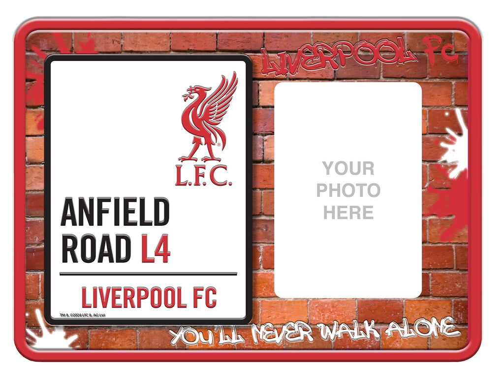 Official Liverpool FC Metal Embossed Photo Frame