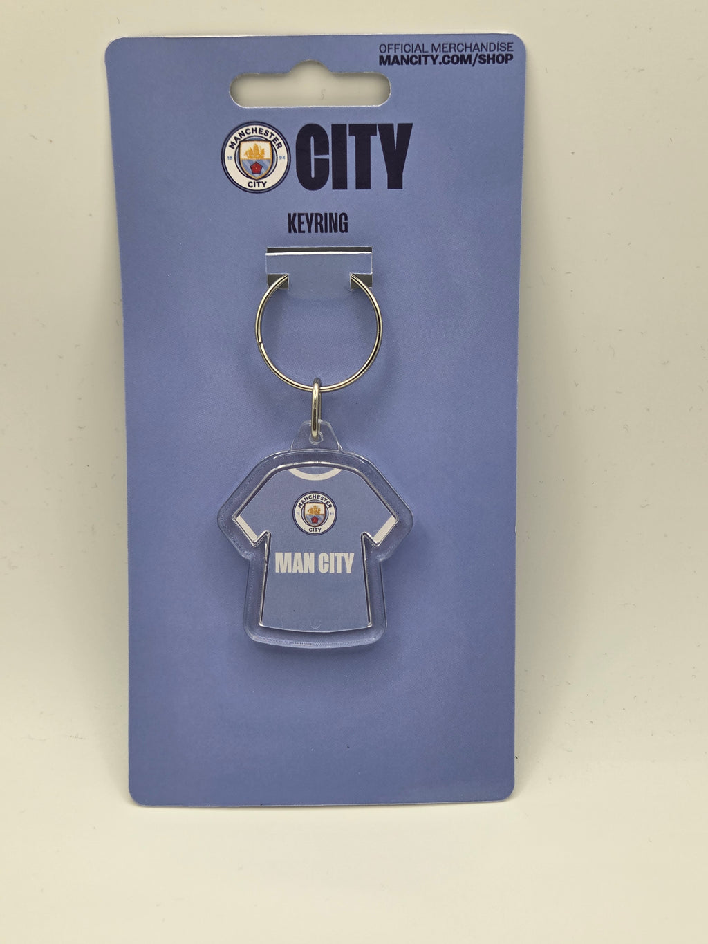 Official Manchester City Acrylic Kit Shape Keyring