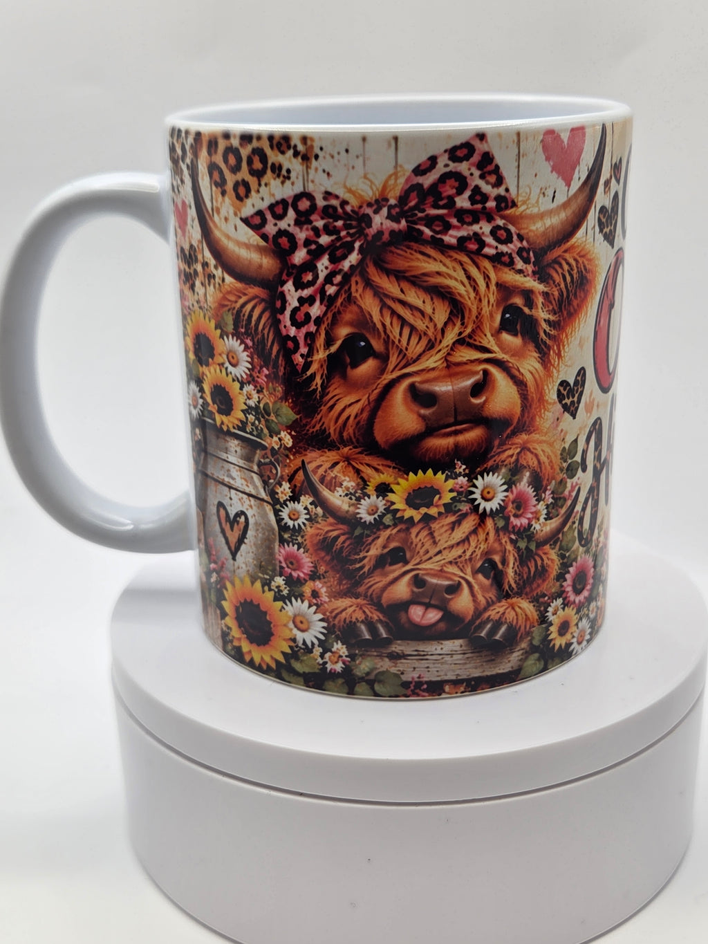 Highland Cow Sublimation Print 11oz Mug